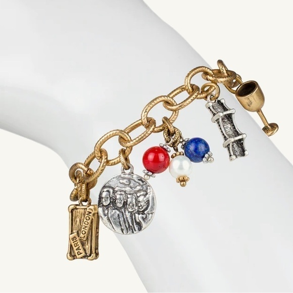Patricia Nash (NWT) World Traveler Charm Bracelet - Picture 7 of 7